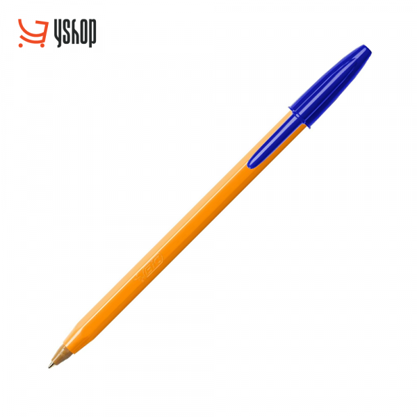 BIC Orange Original Stylos-Bille Pointe Fine - Noir Et Bleu, Boîte De 20 - Écriture Précise Et Confortable