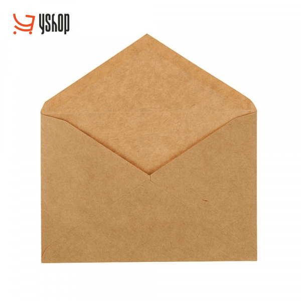 Paquet de 50 Enveloppe Papier Kraft Format 114x162 mm