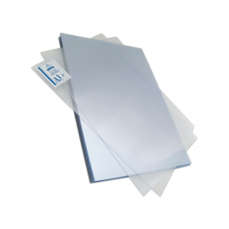 10 Pochettes Transparentes A4 Durable - PP 150 Microns - Poignée Perforée - Protection Documents Classeurs