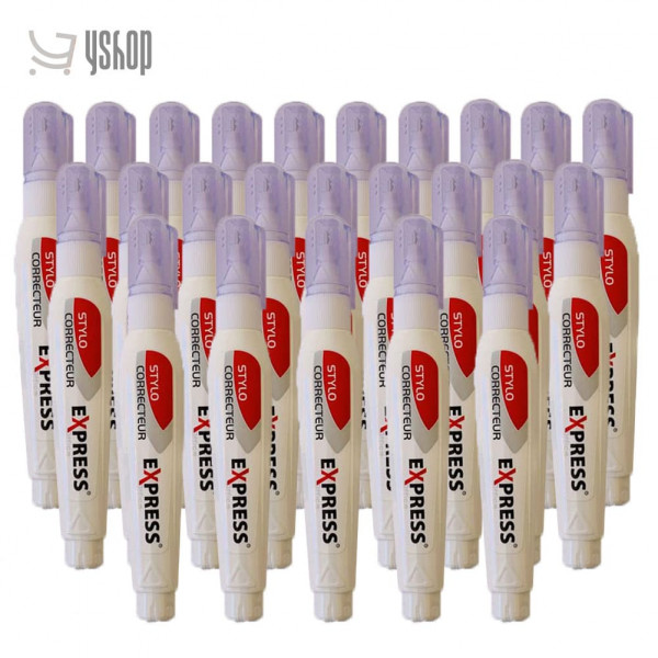 PENTEL Lot de 3 Correcteurs Liquide Pentex Pocket ZL103-WF Haute