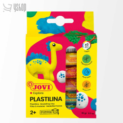 Pate à Modeler JOVI Plastilina 6 Bâtons 15g